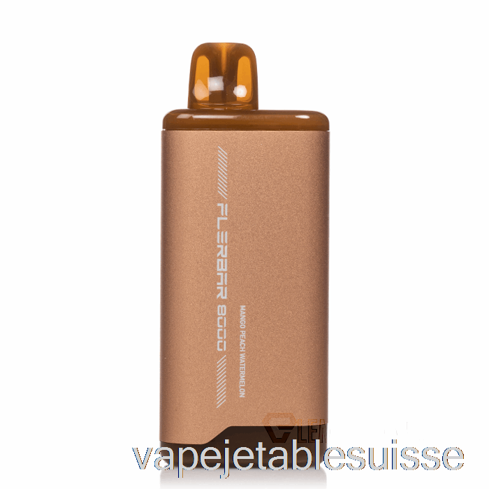 Vape Suisse Flerbar 8000 Jetable Mangue Pêche Pastèque